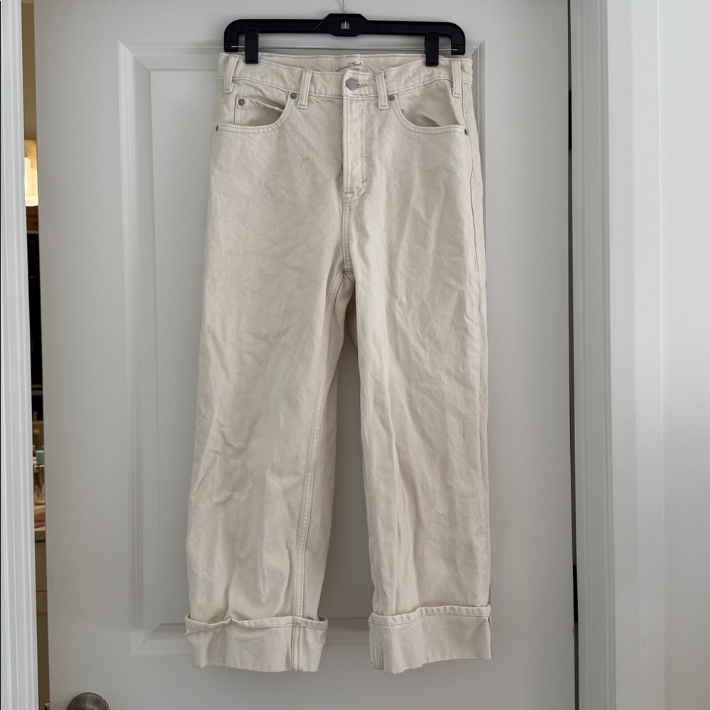 Cream target jeans